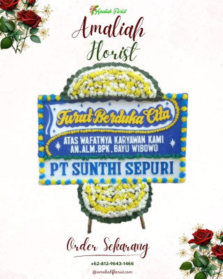 Papan Bunga Duka di Tawangmas