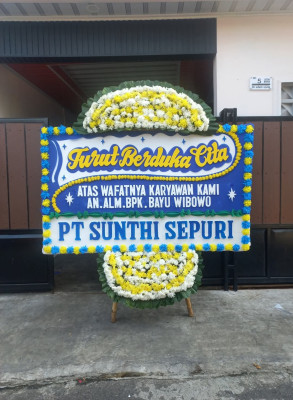Papan Bunga Duka di Tawangmas