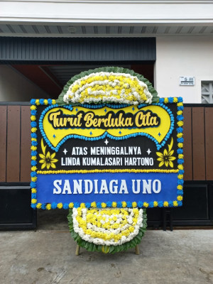 Papan Bunga Duka di Tawangmas